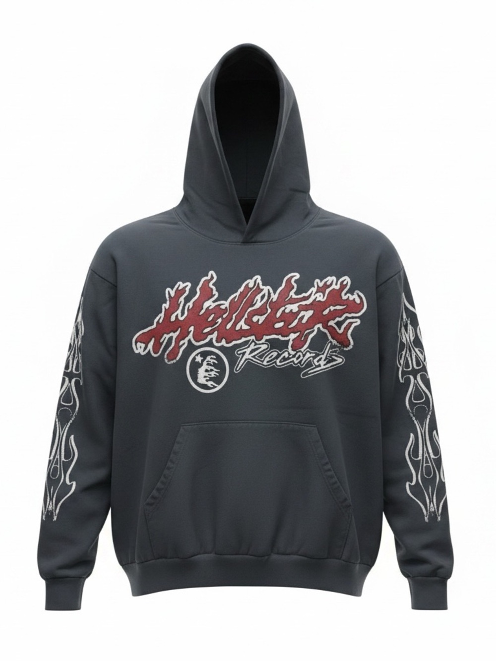 Hellstar Records Tour Hoodie Capsule 9 Washed Black XL